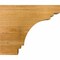 Ekena Millwork Pescadero Rough Sawn Rafter Tail, Western Red Cedar, 6"W x 10"H x 12"L RFT06X10X12PEC00RWR - alternate 4